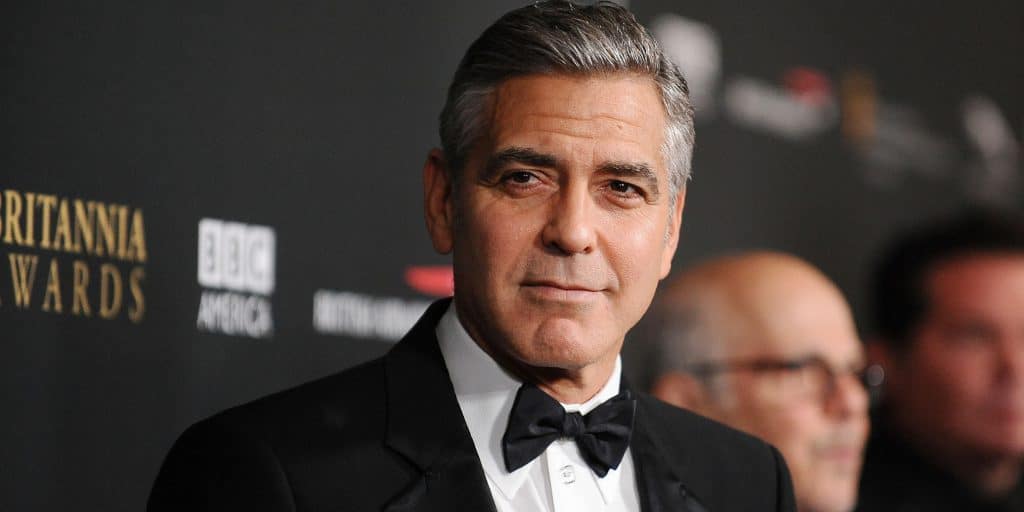 George Clooney in a tuxedo
