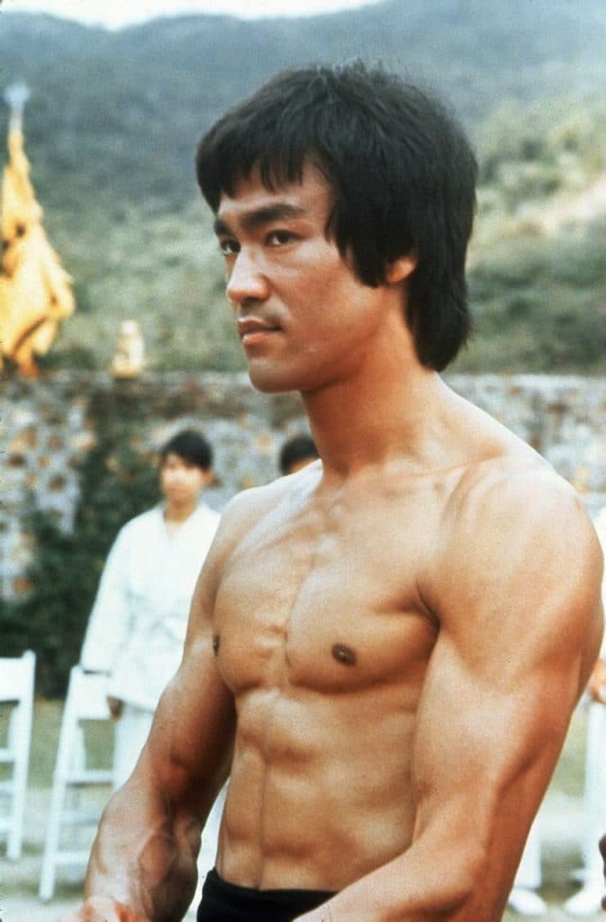 Bruce Lee ripped abs