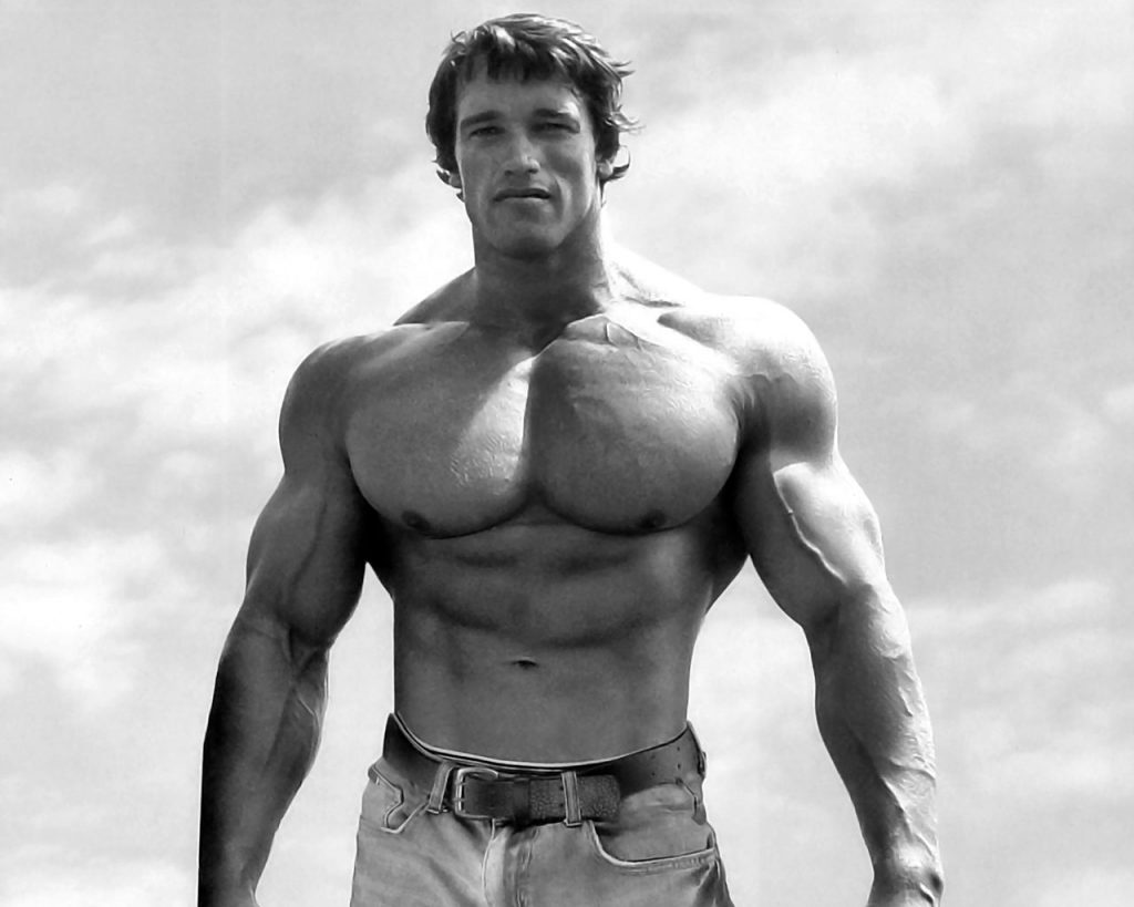 Arnold Schwarzenegger amazing chest