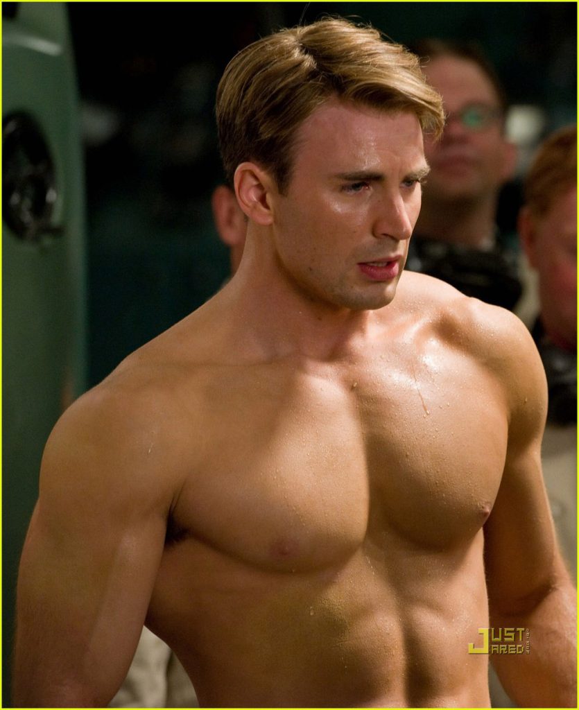 Chris Evans perfect chest