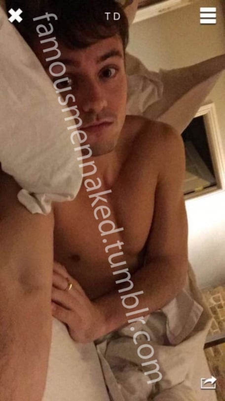 Wow Tom Daleys Raunchy Snapchat Sex Vid Watch Leaked Men