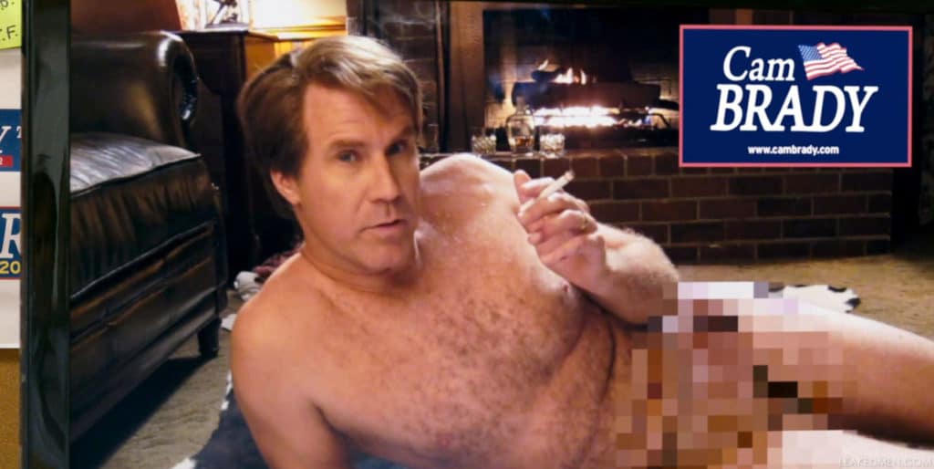 Will Ferrell censored naked Burt Reynolds