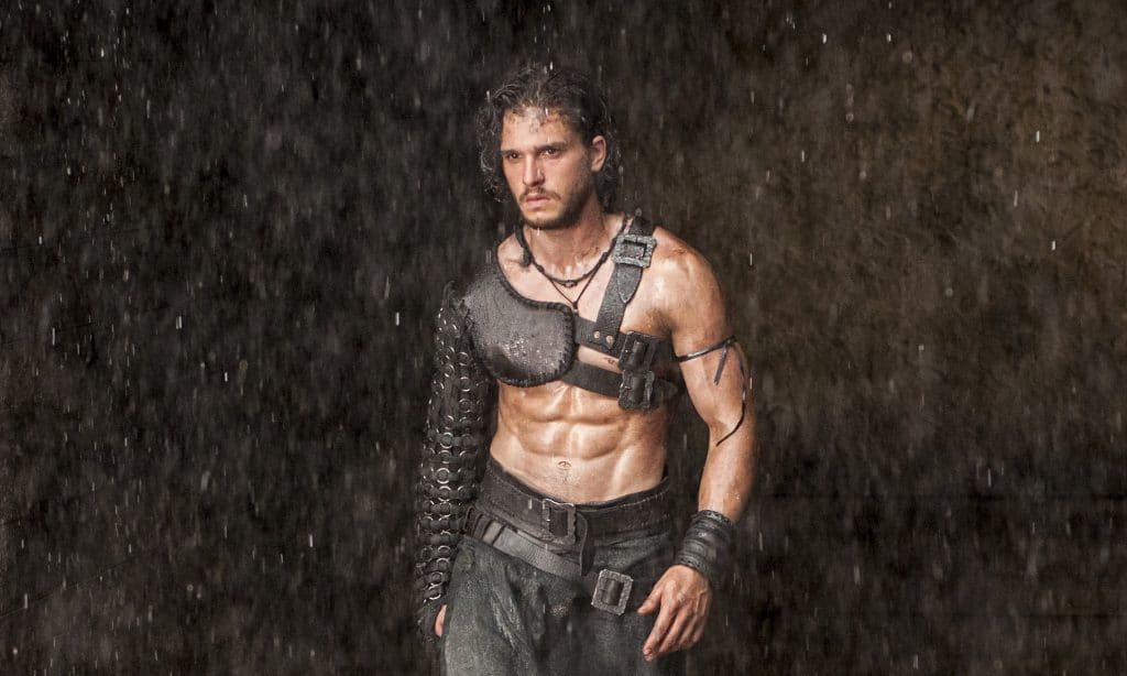 Kit Harington in Pompeii.