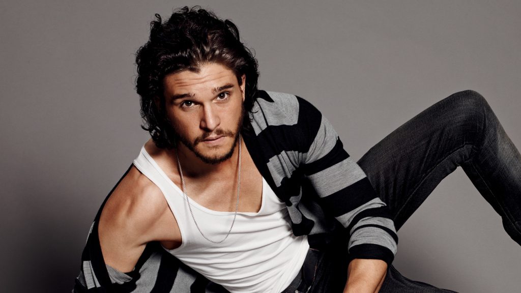 Kit Harington sexy photoshoot wearing jeans and wife beater