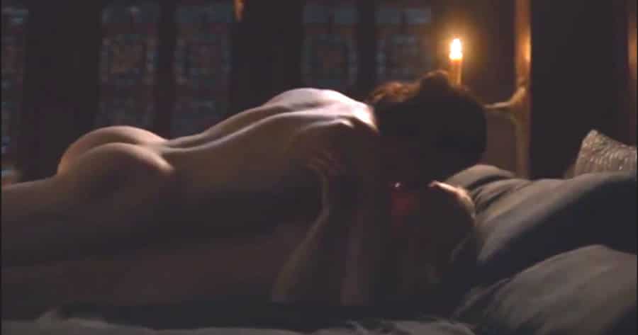 Kit Harington ass in sex scene with Emilia Clarke