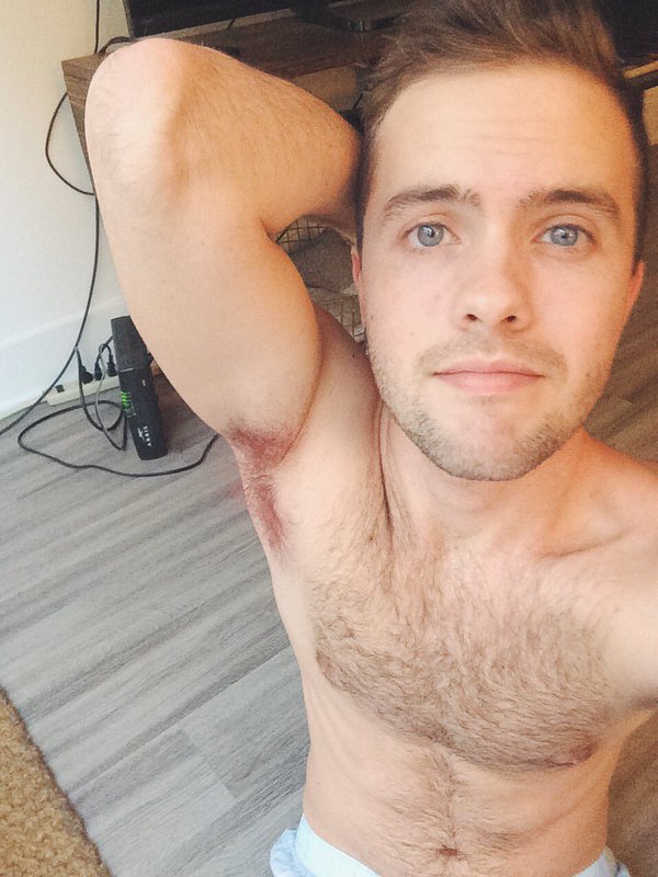 Ryland Adams selfie bare chested