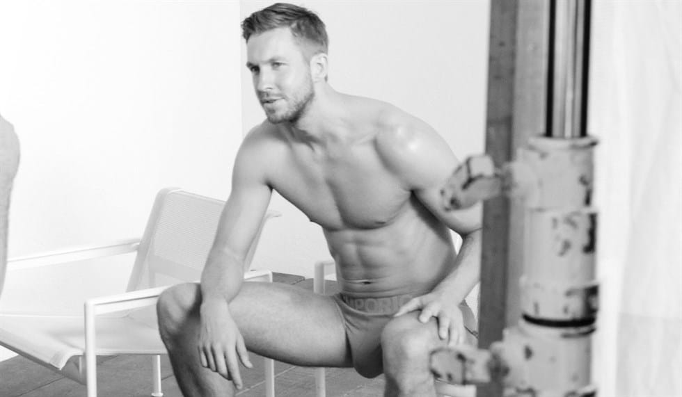 Calvin Harris big bulge